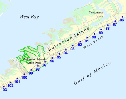 Middle Galveston Island