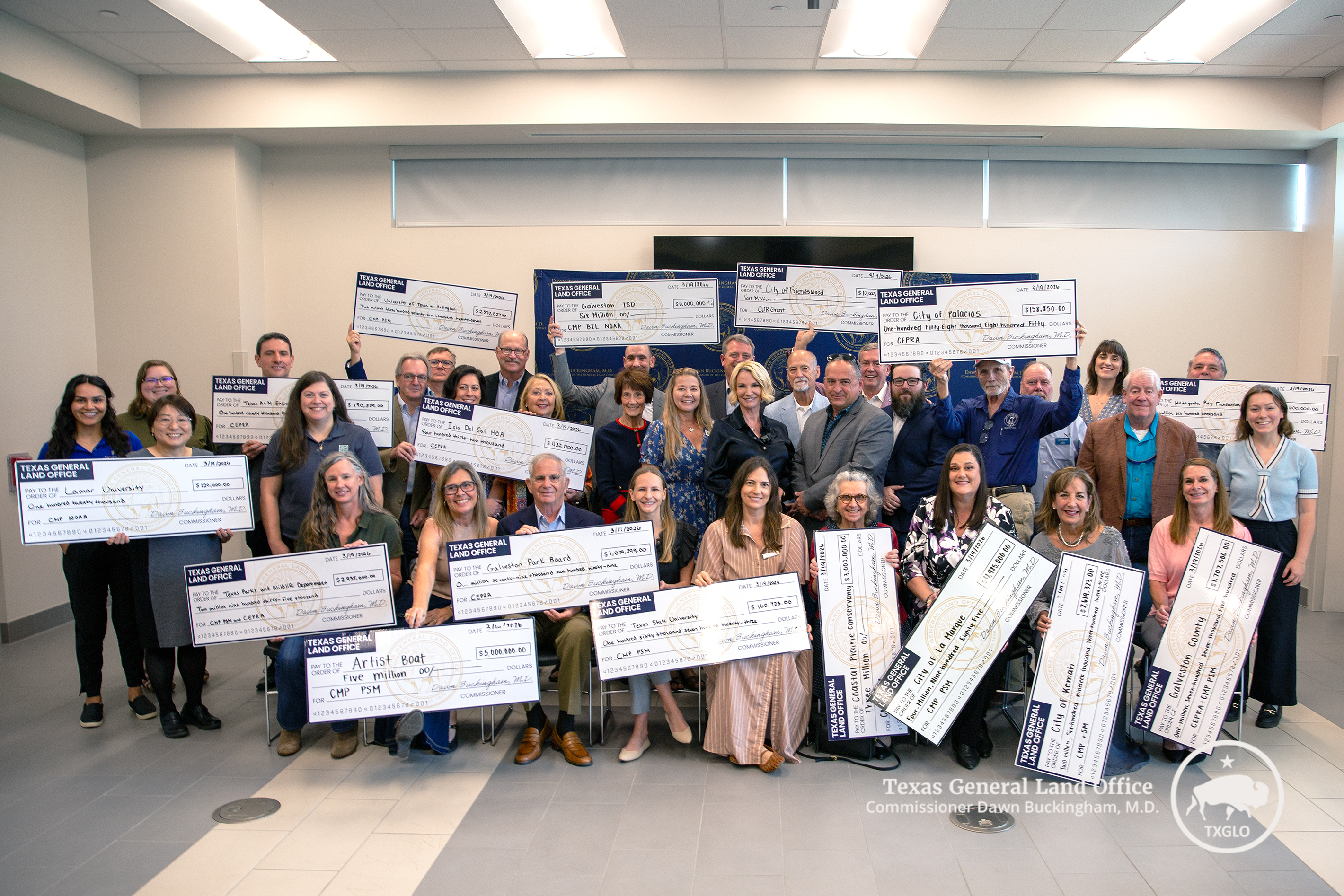 Coastal Check Presentation in League City