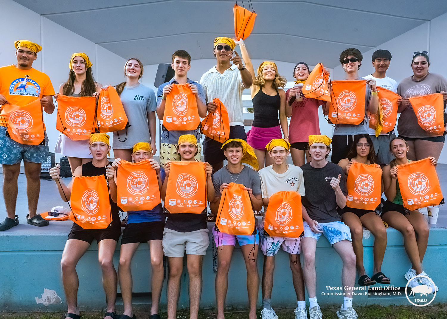 Volunteers at the 40th Anniversary of the Adopt-A-Beach Spring Coastwide Cleanup on Saturday, April 18, 2026