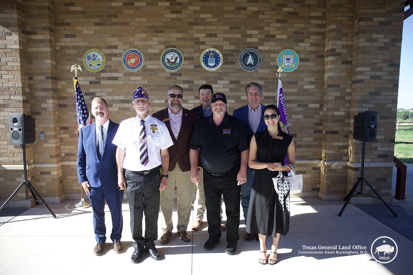 The West Texas State Veterans Cemetery's Purple Heart Trail Designation Ceremony