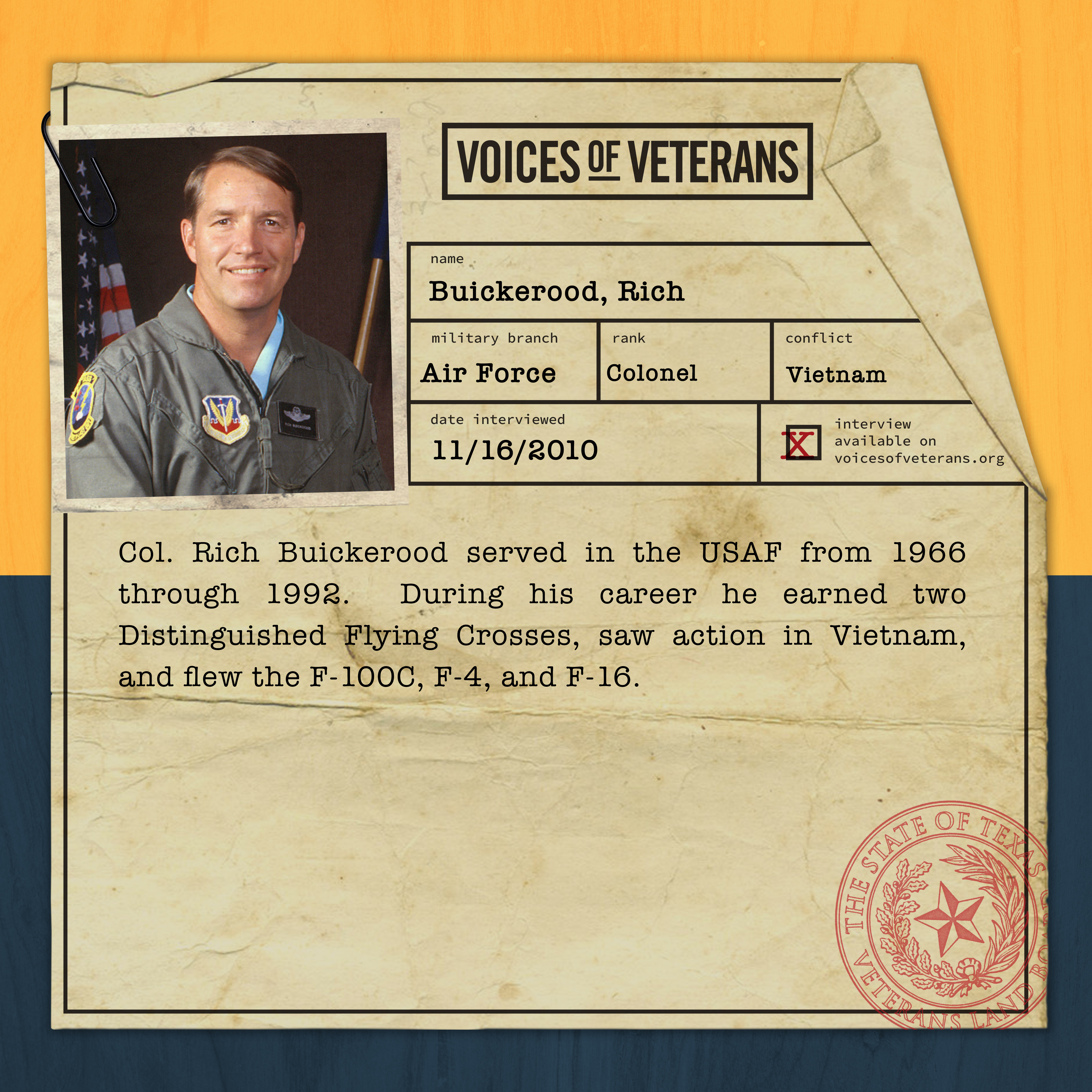 Voices of Veterans: Rich Buickerood