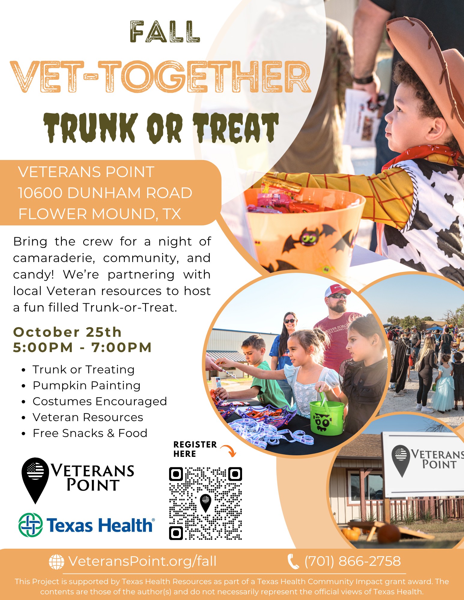 2026 Fall Vet-Together Trunk or Treat Flyer
