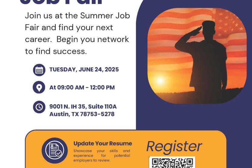 Honoring Veterans Summer Job Fair Employer Registration