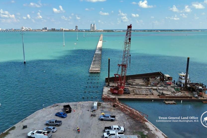 Old Queen Isabella Causeway Demolition and Artificial Reef Building Project at South Padre Island