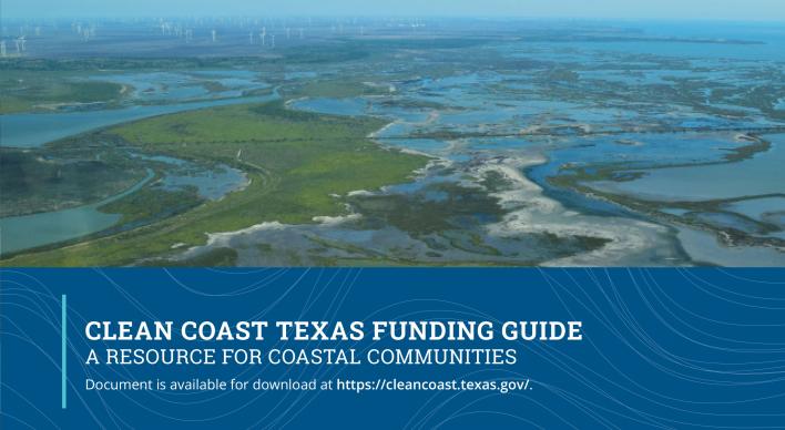Image of Clean Coast Texas Funding Guide