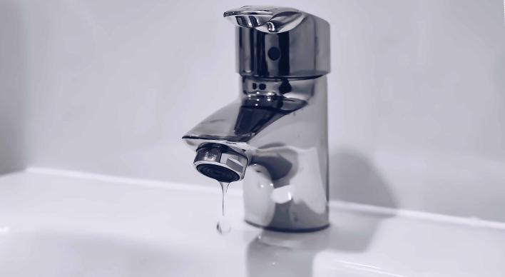 Image of a running sink