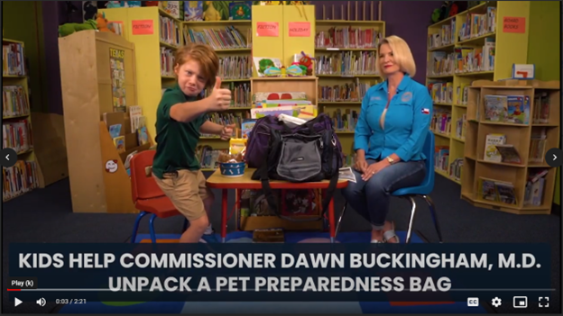 commissioner-dawn-buckingham-joins-comical-kids-to-unbox-disaster-evacuation-bag-for-pets.png