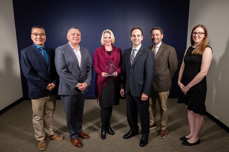 GLO Geospatial Technology Services Team and Texas Land Commissioner Dawn Buckingham, M.D.