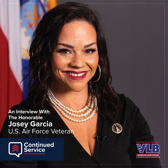 U.S. Air Force Veteran and State Representative Josey Garcia