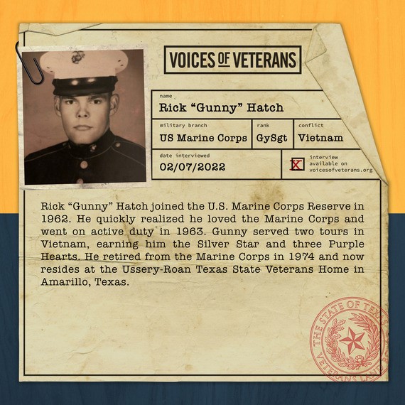 U.S. Marine Corps Veteran Rick Hatch BIO